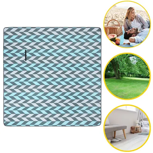 Коврик для пикника и кемпинга 4FIZJO 200 x 200 см складной 4FJ0391 (P-5907739317193) - фото 3