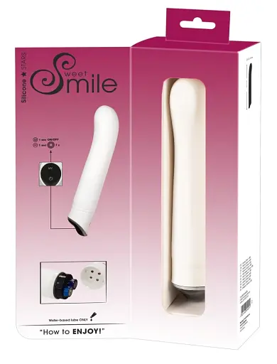 Вибратор Sweet Smile Easy 22 см белый - фото 3
