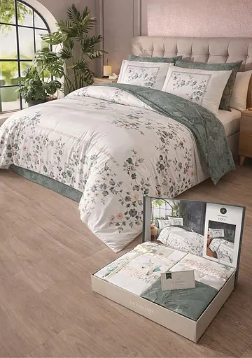 Комплект постільної  білизни євро 200х220  сатин Premium Lux комбінований TC303376177 - фото 3