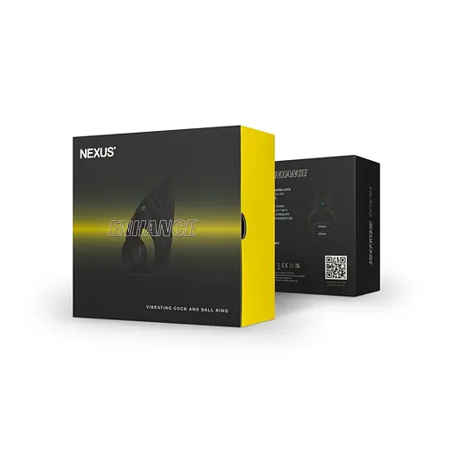 Ерекційне віброкільце Nexus Enhance Vibrating Cock and Ball Ring подвійне - фото 6