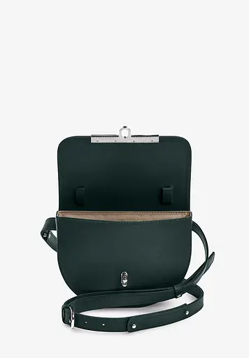 Жіноча шкіряна сумка поясна-кроссбоді Bridget зелений - фото 3