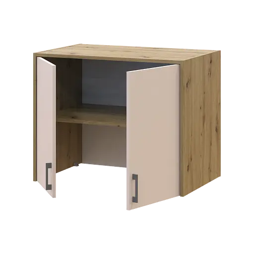 Антресоль высокая Doros Ронди Дуб Артизан/Кашемир 2 ДСП 82х52х65 (41516181) - фото 2