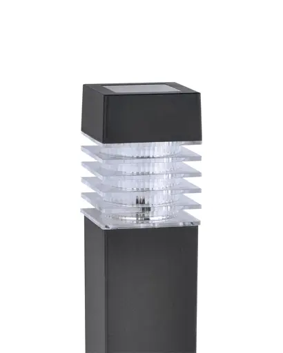 Вуличний світильник на сонячній батареї Goldlux 315588 Martin LED 4000K IP44 чорний - фото 3