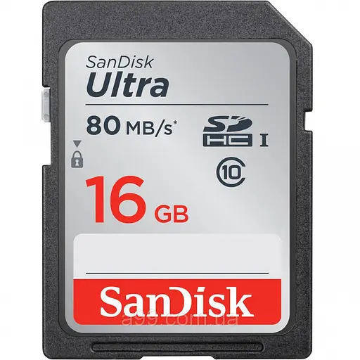 Картка пам'яті SanDisk Sdhc 16 GB Ultra Class 10 Uhs 80 MB/s - фото 3