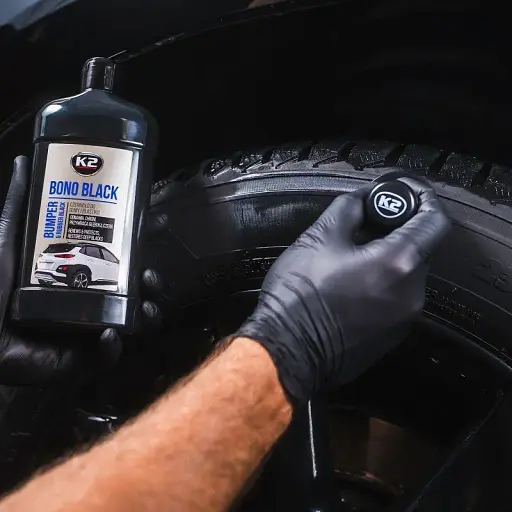 Средство для чернения шин и бамперов K2 Bono Black 500 мл - фото 3