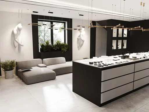 Подвесной светильник Skarlat RHL7786 38W GD+BK 4000K - фото 4