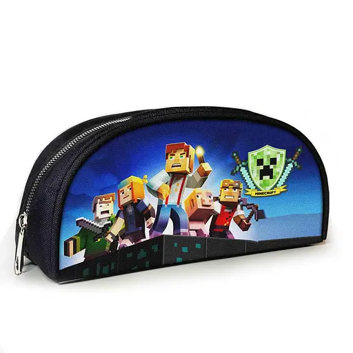 Пенал шкільний Minecraft Кріпер 23х10х8 см з принтом для хлопчика (02833)