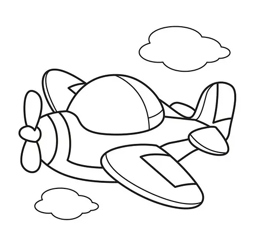 Детская раскраска для малышей "Самолет" 403440, 8 страниц - фото 2