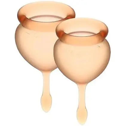 Набір менструальних чаш Satisfyer Feel Good (Orange)