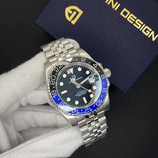 Наручний годинник чоловічий PD-1662 Silver-Black Pagani Design acs0031142 - фото 5