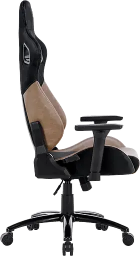Геймерское кресло GT Racer черное с коричневым (X-2420 Black/Brown) - фото 5