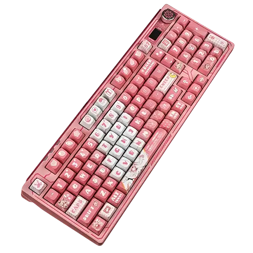 Клавіатура VALKYRIE VK99 LV-BU Light Pink - фото 2