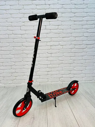Детский двухколесный самокат iTrike SR 2-010-4-1 до 100 кг (Красный) - фото 5
