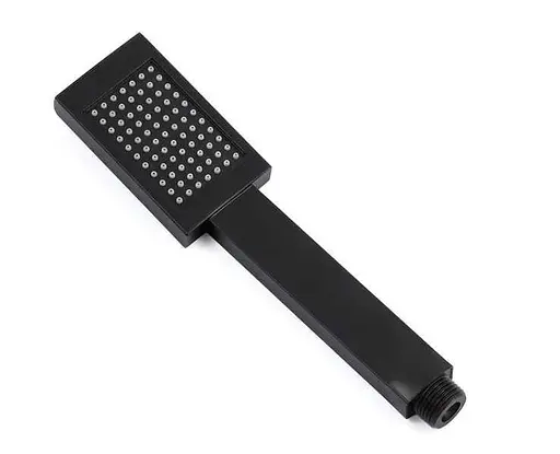 Душовий гарнітур Quyanre із прихованим монтажем Лійка 300х300 мм (Чорний) - фото 5