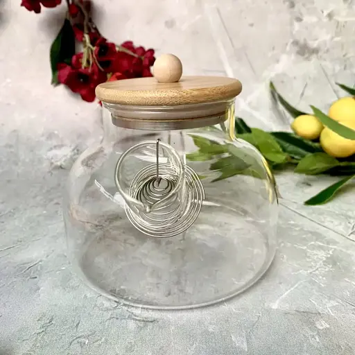 Заварочный чайник с бамбуковой крышкой Edenberg EB-19030 1,7л