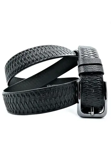 Ремінь шкіряний Le-Mon чоловічий 110-125х3,5 см acs0023828 - фото 3