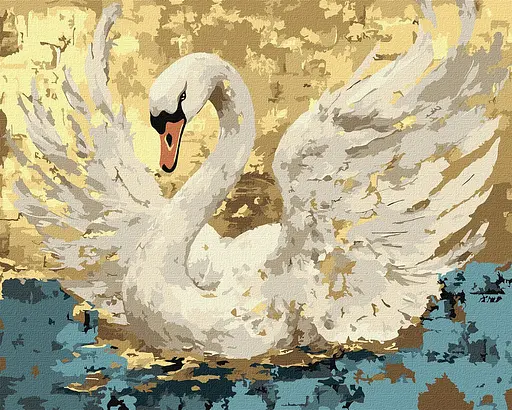 Набор для росписи по номерам Размах крыльев, Ideyka, 40x50 см, КНО6737