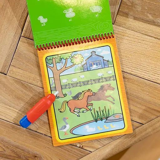 Водна розмальовка з ручкою Melissa & Doug Water WOW Ферма (SM93200/6074888) - фото 4