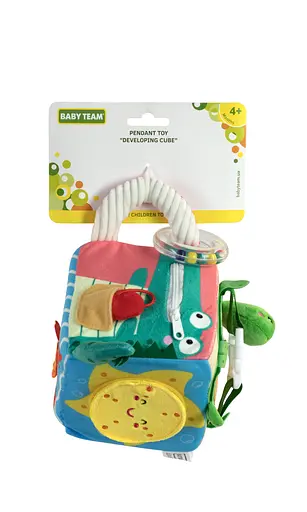 Уцінка. Іграшка-підвіска Baby Team Розвиваючий кубик (8570_океан) - фото 4
