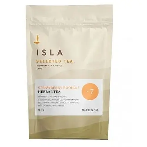Чай ройбуш Isla Strawberry R №7 з полуницею 100 г - фото 1