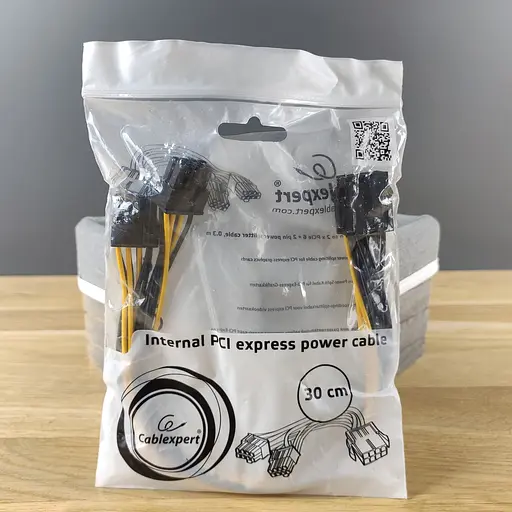 Кабель перехідник розгалужувач живлення Cablexpert CC-PSU-85 2 x 6+2 pin 8 pin - фото 6