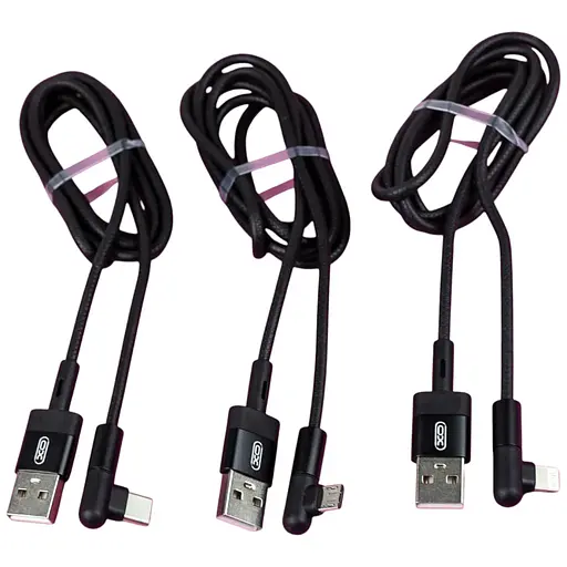 Кабель кутовий Type-C XO NB152 Elbow 2.4 A 1 m 90 градусів