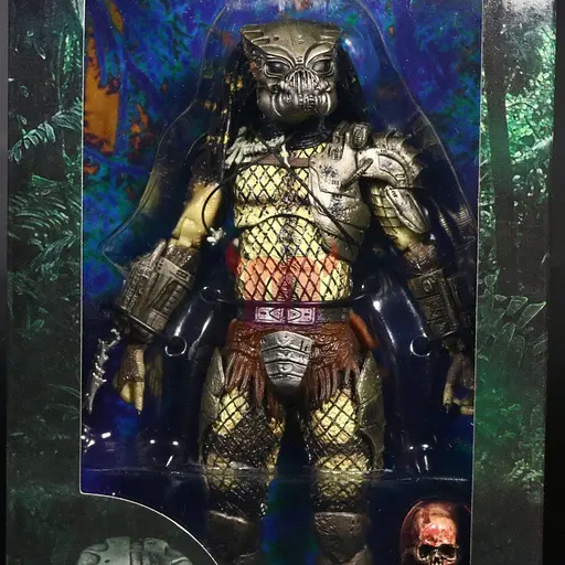 Фигурка Neca Хищник Охотник из джунглей Predator Jungle Hunter Masked Prototype 18см BL A P408 - фото 5