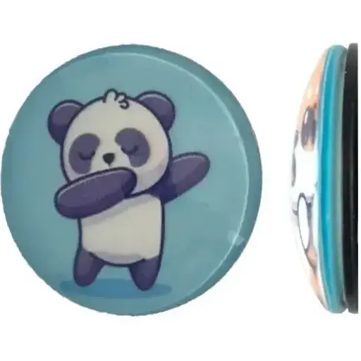 Тримач Поп Сокет New Glass (Скло) Baby Panda №26 - фото 1