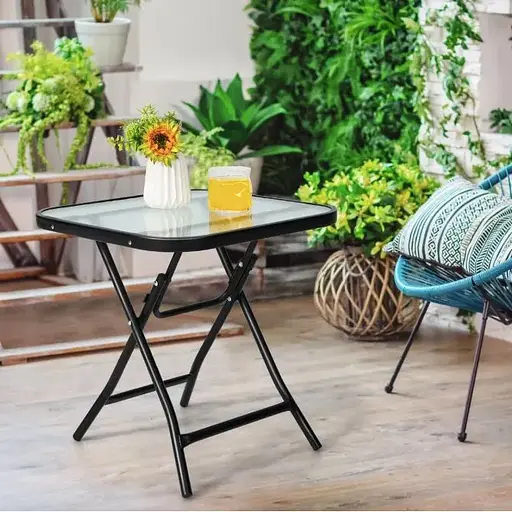 Садовый стол Costway Kontrast раскладной - фото 6