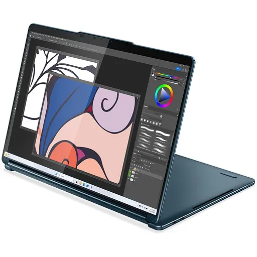 Ноутбук Lenovo Yoga Book 9 13IMU9 з процесором Intel® Core™ Ultra 7 155U pana la 4.8GHz, 2 x 13.3", 2.8K, WQXGA+, OLED, сенсорний, 32GB LPDDR5x RAM, 1TB SSD, Intel® графікою, Windows® Care - фото 9