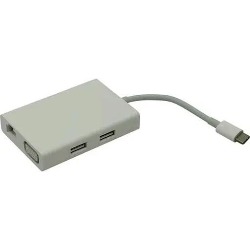 Хаб адаптер Xiaomi Type-C Hub На Lan RJ-45 1gb + VGA + 2 x USB - фото 4