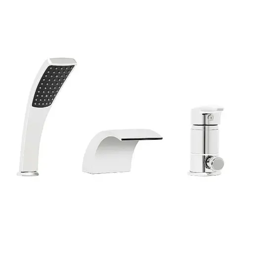 Смеситель для ванны Rea Riven хром на борт ванны REA-B0457 Хром - фото 1