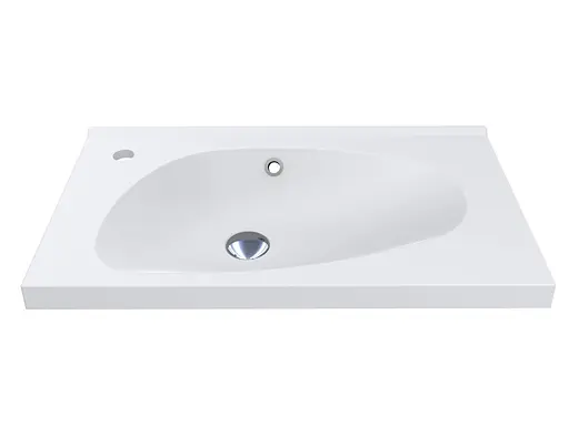 Умивальник Miraggio Titania mirasoft 0001121, Білий матовий - фото 4