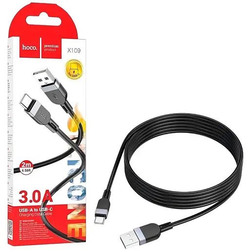USB-кабель Hoco X109 Type-C Silicone 2 м для зарядки та передачі даних