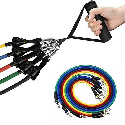 Набір еспандерів для фітнесу OstroVit Resistance Bands Set Expander 5 шт. - фото 3