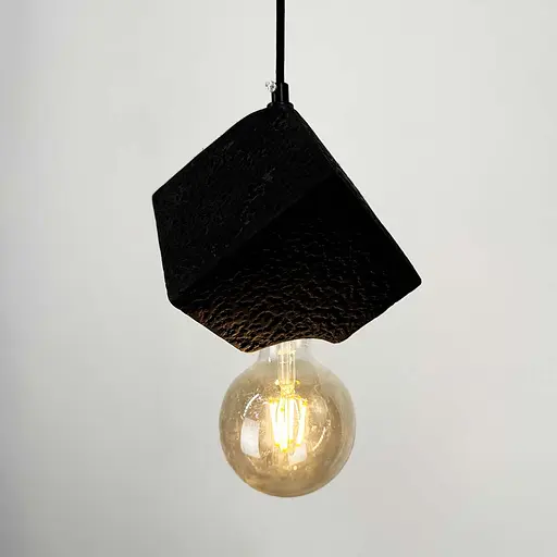 Підвіс Truzzo Quadro із чорним бетонним плафоном Line.F MJ 168/1 BK - фото 5