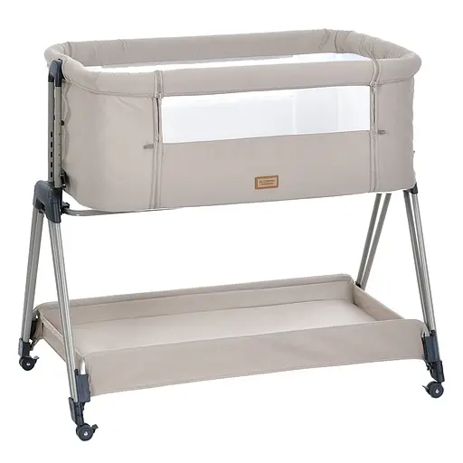 Детская приставная кровать El Camino ME 1179 Harmony Taupe Beige с регулировкой высоты и качелями