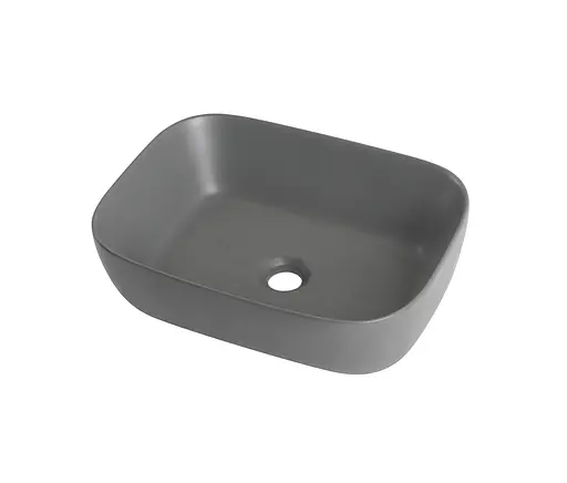 Умивальник накладний Mixxus Premium Diverse-0116 grey 455x330x135 мм MP6651, Графит - фото 9