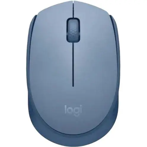 Мышь беспроводная Logitech M171, Blue/Grey, USB (2.4 GHz), 1000 dpi, 3 кнопки, 1xAA (910-006866) - фото 1