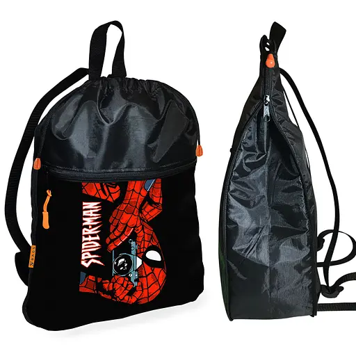 Рюкзак-мешок для школы Человек-паук "Spider-Man"детская сумка для обуви и спортивной одежды (01515)