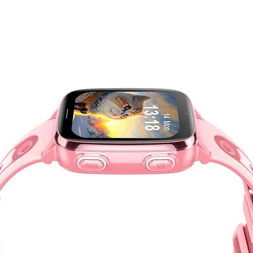 Детские смарт-часы Lemfo D51, 4G розовый - фото 5