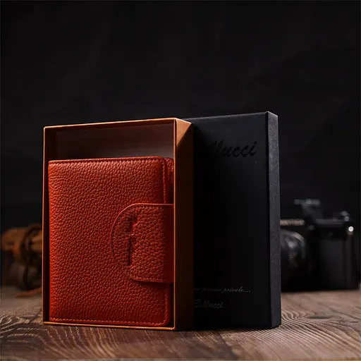 Кожаный женский кошелек Tony Bellucci 11.5х9.5х2 см acs0027007 - фото 9