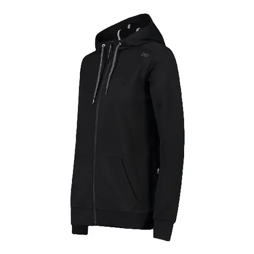 Кофта CMP Woman Jacket Fix Hood Black M (1097-31D4276-U901 40) - фото 3