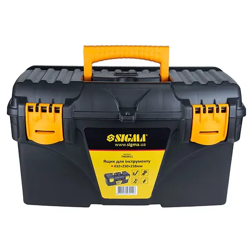 Ящик для инструмента Sigma 432×250×238мм 7403911 - фото 2