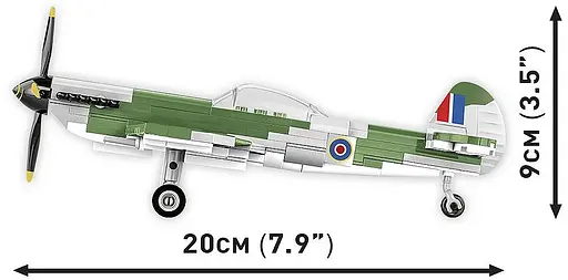 Конструктор дитячий літак Spitfire Mk. XVI Bubbletop COBI 5865 - фото 6
