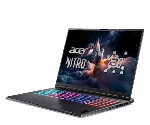 Ноутбук Acer Nitro 18 AI AN18-61 - Ryzen AI 9 365 18'' 16GB 1TB No OS RTX 5070 - фото 4