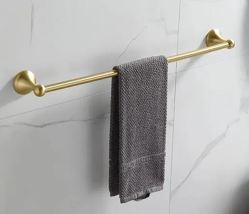 Вішалка для рушників Rea 332870 brushed gold REA-06921 Золотий - фото 2