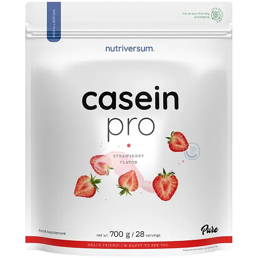 Добавка дієтична Nutriversum Casein Pro Полуниця 500 г - фото 1