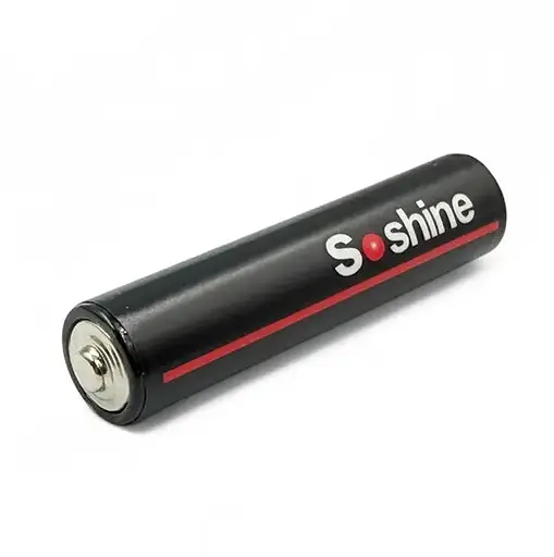 Аккумулятор AAA Soshine Li-ion R03 400mAh 10440 USB 1.5V (Черный)