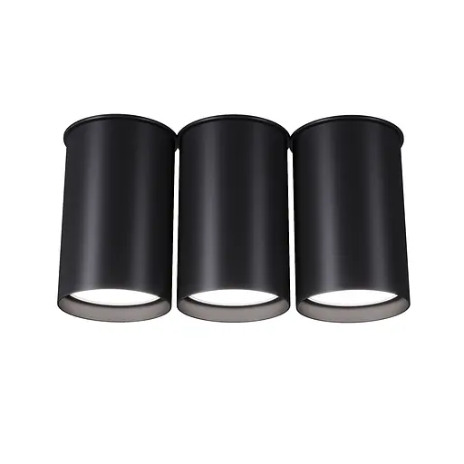 Точковий спот BP трійний PikArt арт. 5872 Чорний - фото 1